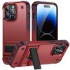 Прочный противоударный чехол для телефона с невидимой подставкой для iPhone17 16 15 14 13 12 11 Pro XS Max X XR 7 8 Plus SE 2020 2022 Чехол