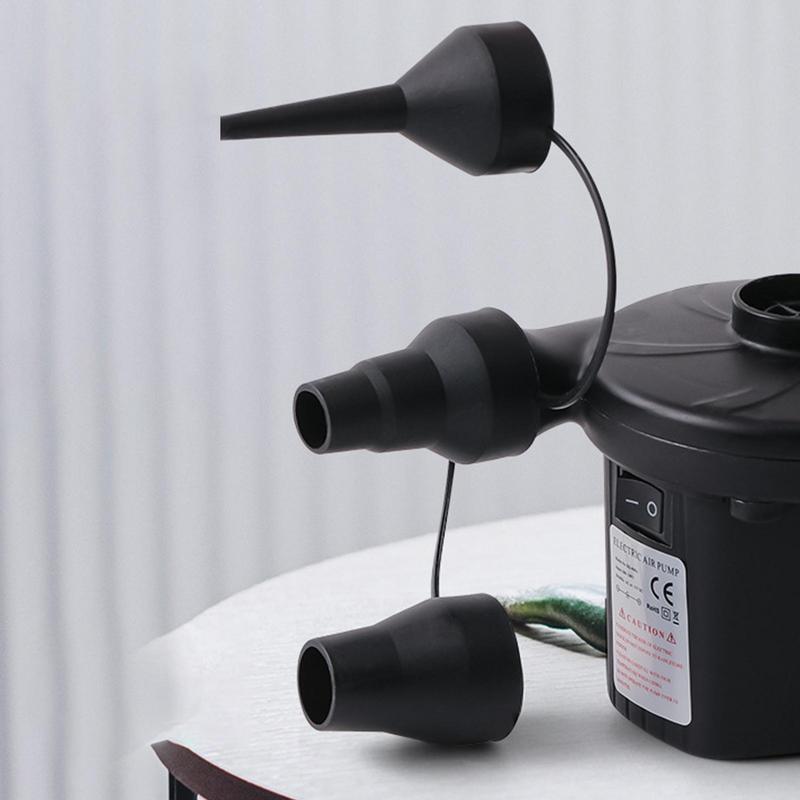 220 В переменного тока/12 В постоянного тока Электрический воздушный насос для надувных изделий Портативный воздушный насос для надувных кроватей, матрасов Автомобильный компрессор для автопринадлежностей