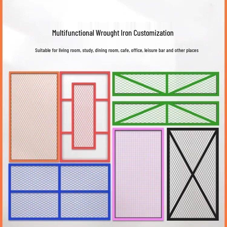 Декоративная сетка из кованого железа: Алмазный провод промышленного типа для стен, потолков и перегородок.