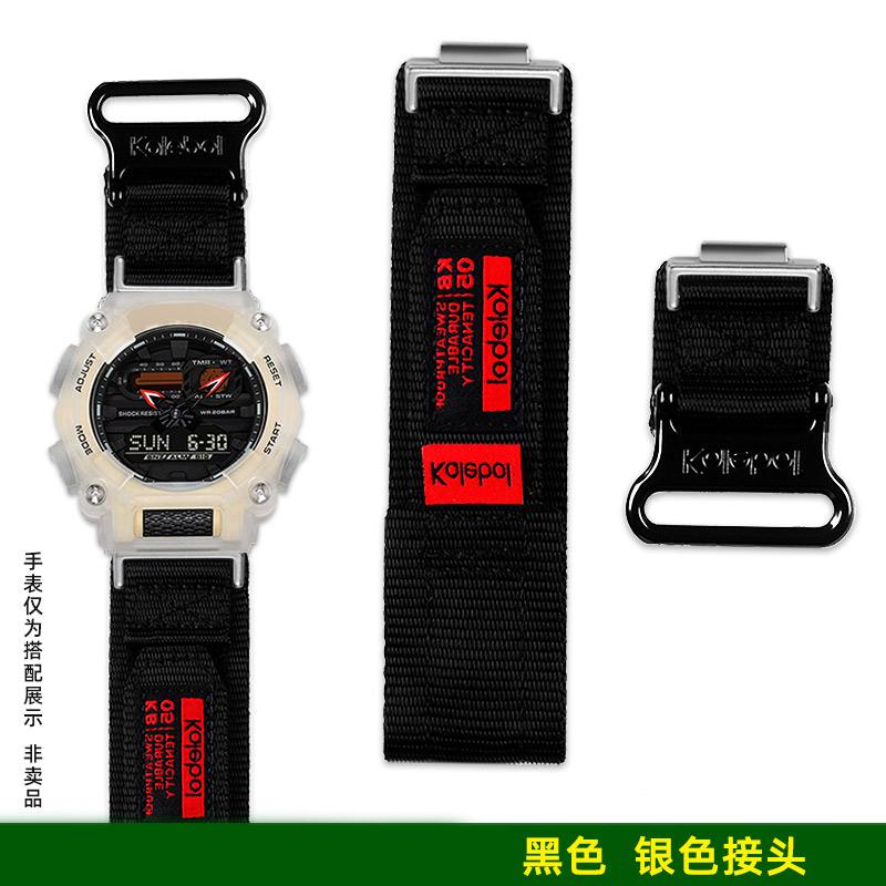 GA900 Модифицированный ремешок для часов Casio G-shock GA-900A/VB/TS DW-6900 ремешки мужские уличные Водонепроницаемый Спортивный Нейлоновый Браслет