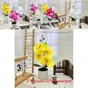 Butterfly Orchid Faux Potted Plant With Silk Cloth Material For Home Decor And Outdoor Photography