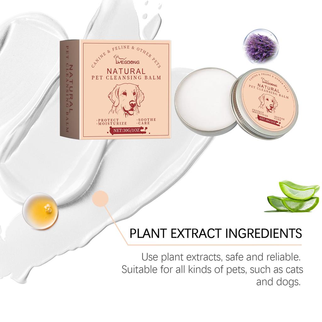 30G Pet Tear Stain Remover Balm Moisturizing Soothing Redness Relief Discomfort Non-irritating Nourishing Pet Tear Stain Cleaner 4