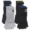 WORK Safety Shoes Work Set or Cool Supportive Assorted Sizes Cm Five-Toe Socks, Men's Socks, 2-Pair 4-Pair Set, Fit, Durable, Quick-Drying,