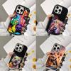 Чехлы для телефонов Ae76 Dog Color Doodle Design Art для Samsung A13 A32 A53 A04e A54 S23 S24 Ultra Infinix Hot 40i Huawei Metal Camera Protective Back Cover