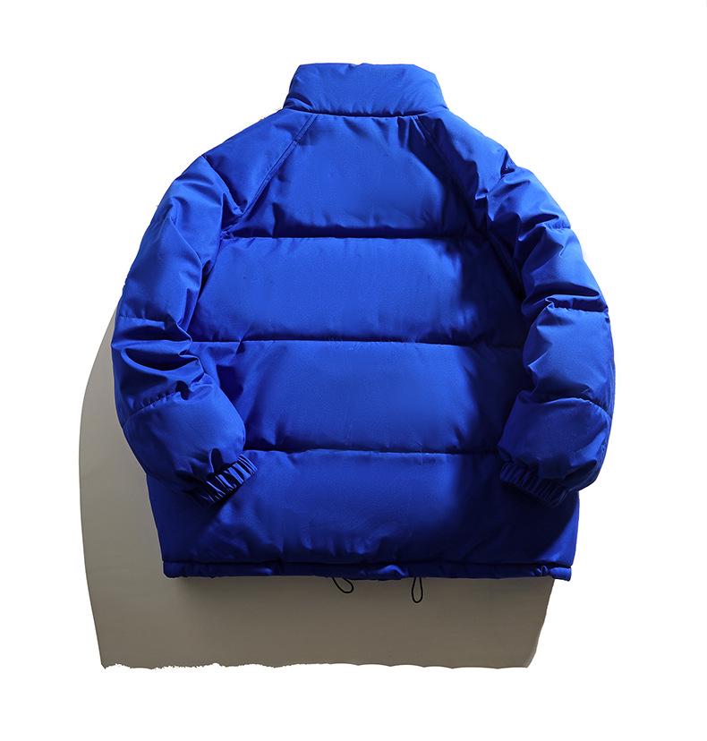 Unisex 2024 Winter Loose Cotton-Padded Jacket - Stand-Up Collar, Plus Size, Trendy Short Coat