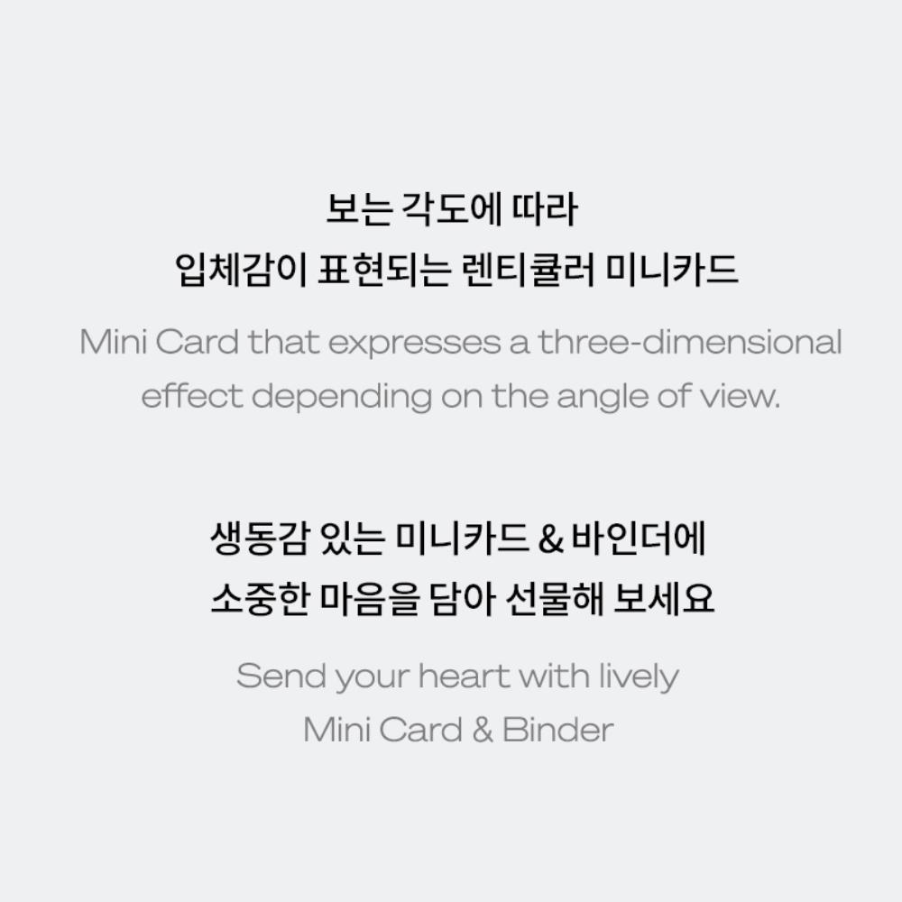 Seventeen 3D Лентикулярная Мини-карта и Альбом (ПМ 2:14)