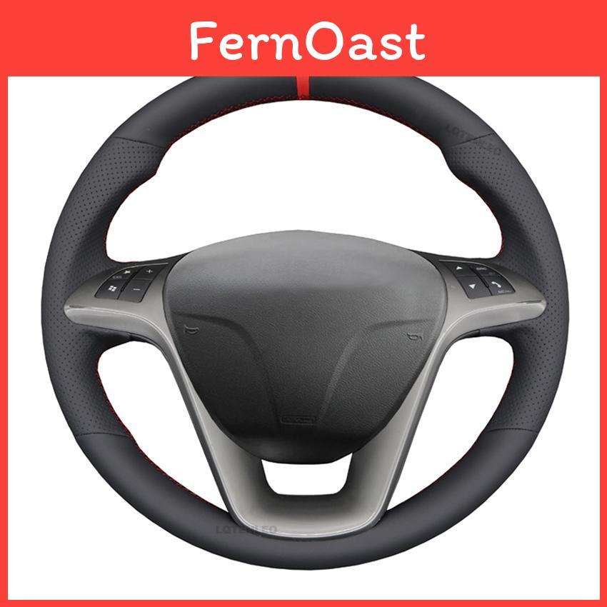 Faux Black Car Leather Noslip Steering Wheel Cover Braid For Lancia Delta 20082015 Ypsilon 20112024 Chrysler Delta 20112014