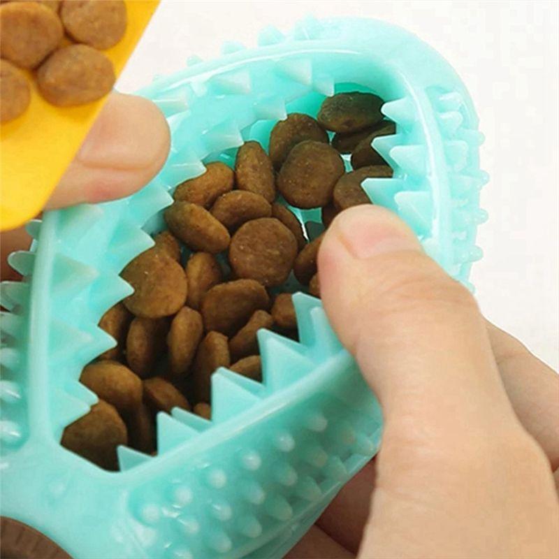 Practical-Pet Dog Suction Cup Chew For Dogs Interactive Rope Leaking Food Ball Tooth Cleaning Training Accessories