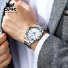 OPK 6003 Classic Business Watch for Man Calendar Steel Strap Luminous Waterproof Man Wristwatch High Quality Luxury