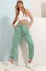Women's Sweatpants New Season Fashion Mint Two Thread Sweatpants with Elastic Legs