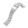 20mm Metal Watch Band Stainless Steel End Mill Bracelet V Clasp for Seiko Mini Turtle SRPC39K1 and Others SRPC35K1, SRPC37K1,