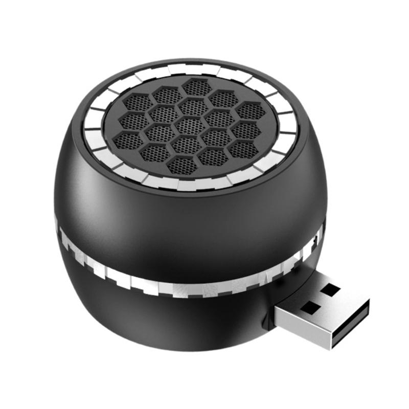Компактный USB-динамик для ноутбука, простое прямое подключение, пластиковая конструкция, мини-динамик для офисов и путешествий