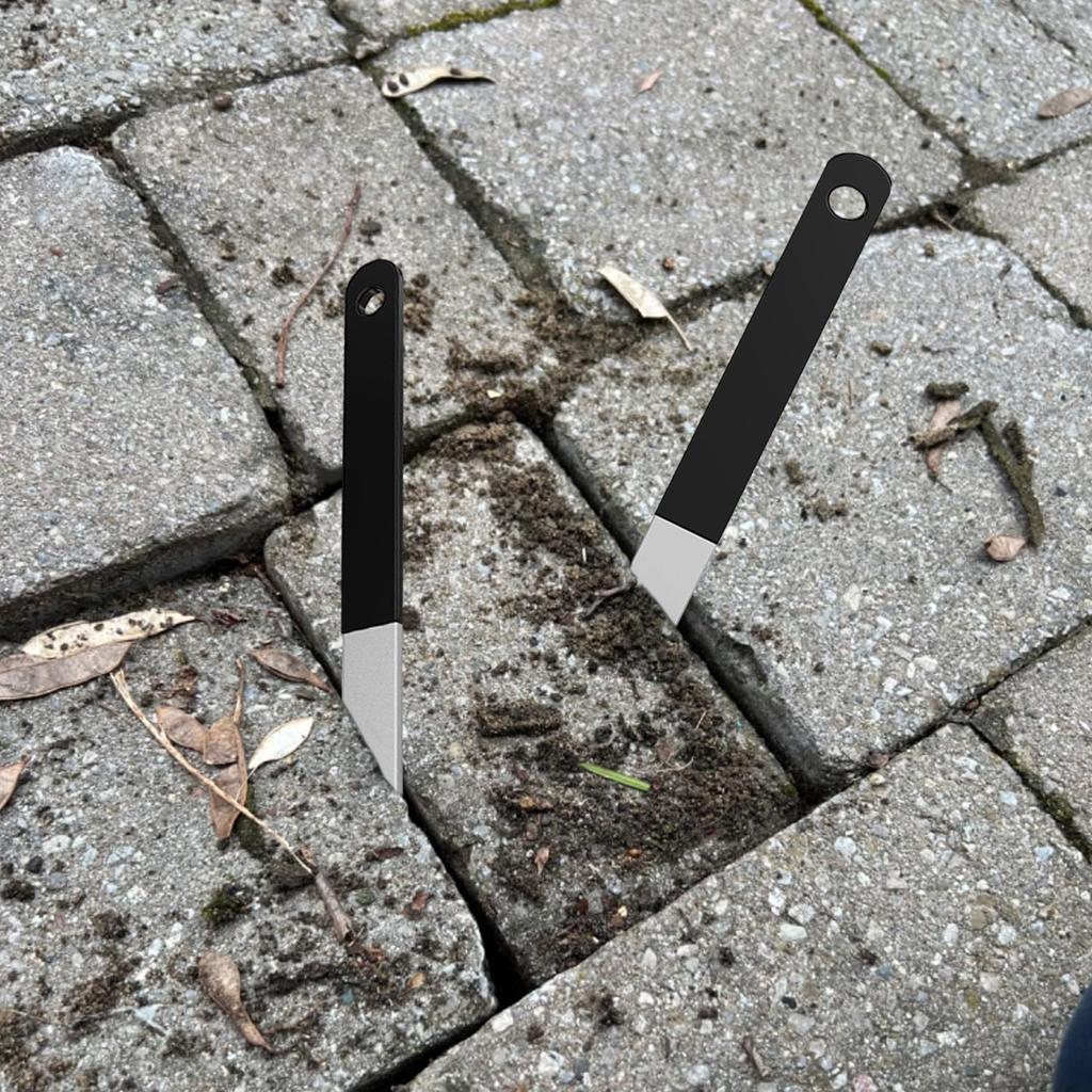 2Pcs Pavers Pullers Pavers Extractor Tool with Joint Scrapers Teeth Gripper Slots Pavers Removal Tool for Garden Yard