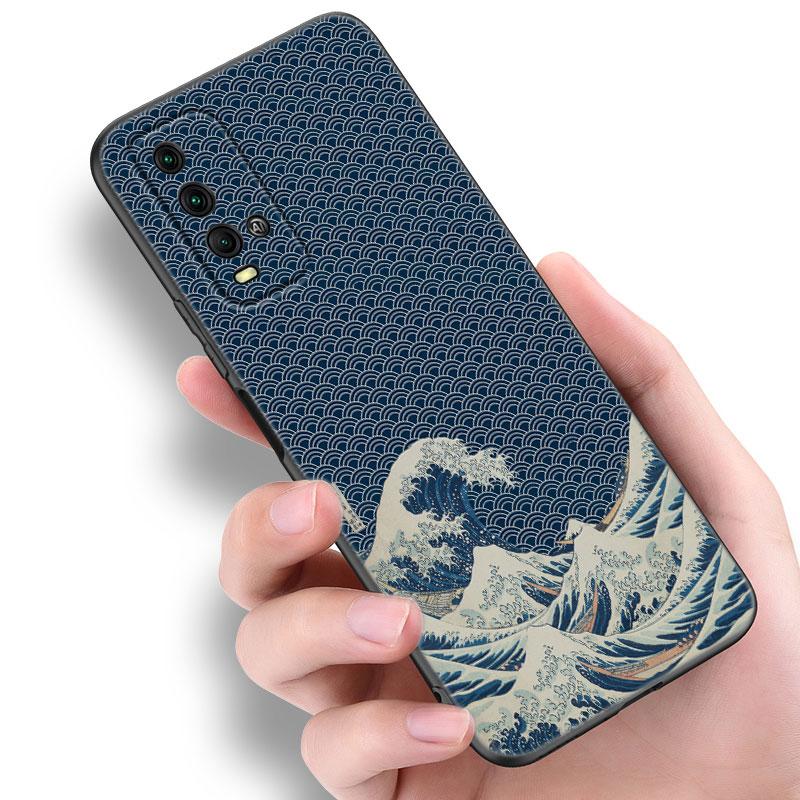 Чехол для телефона Japan Wave Anime Dragon для Xiaomi Redmi Note 5 6 9T K20 K40 K50 Pro 7A 8A 9A 9C 9i 10A 10C A1 S2 TPU черный чехол