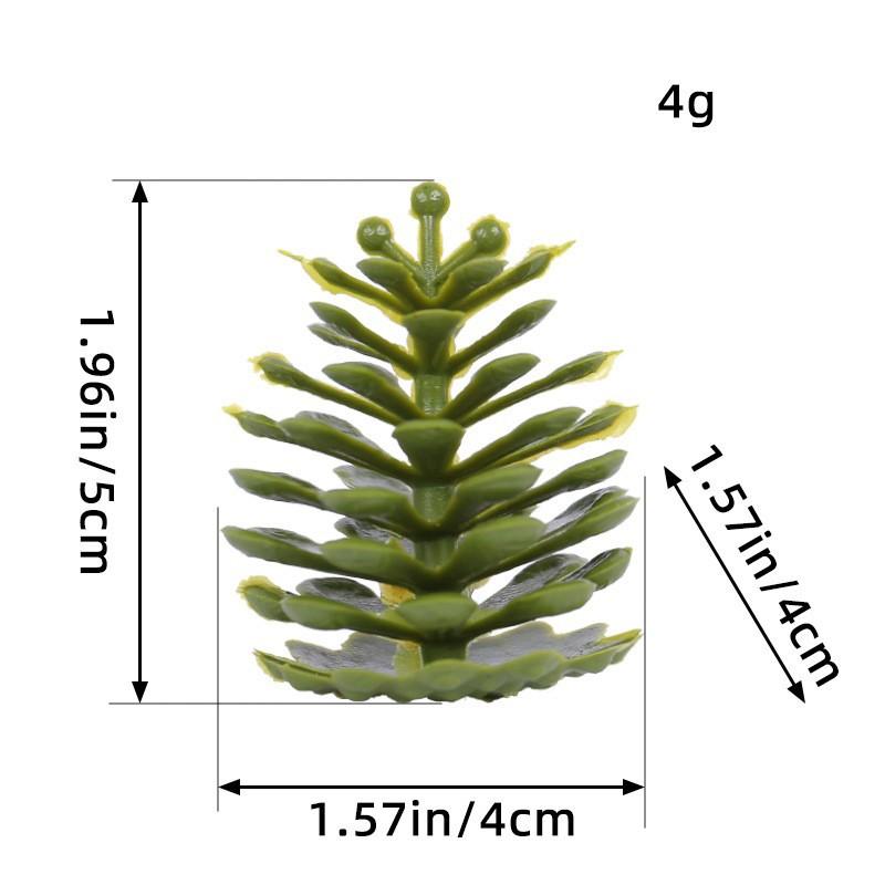 Креативные декоративные подвески из сосновых шишек и сосновых цветов для Рождества, аксессуары из ели и сосны, реквизит для съемок и украшения