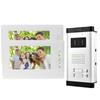 7-дюймовый проводной видеодомофон, контроль доступа, дверной звонок, комплект системы внутренней связи, 2 монитора + 1 камера с 2 кнопками