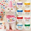 Pet Wind Birthday Слюна Полотенце Нагрудник Шарф Собака Кошка Шапка Украшения Принадлежности