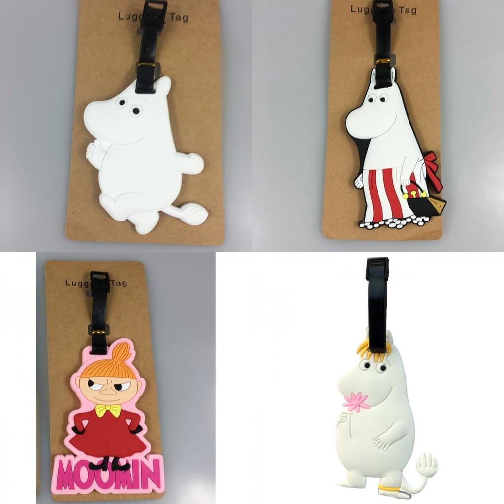 Муми-тролль Амиме Гиппо Пугало ПВХ Бирка для багажа с мультяшным рисунком для чемоданов