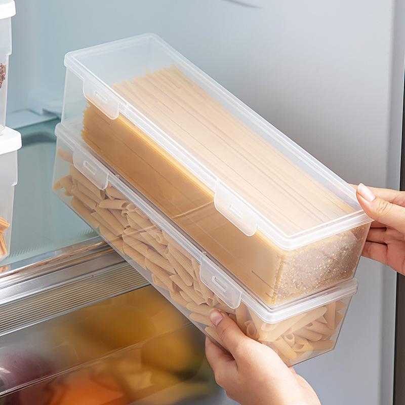 Сверхбольшой герметичный контейнер для хранения лапши объемом 1560 мл с крышкой для кухни и холодильника