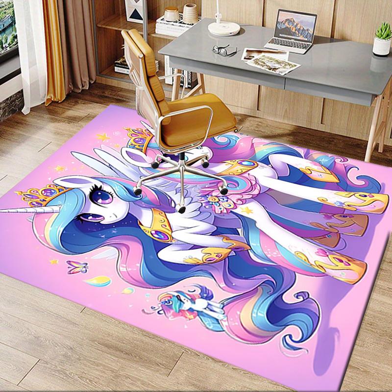 My Little Pony Office Chair Mat: Magical Decor for Home Office, Living Room, Bedroom - Perfect Gift for Unicorn Lovers!.122360a