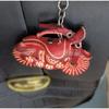 Cruiser Cowhide Motorcycle Keychain Retro Simulation Motorcycle Keyring  Backpack Decoration