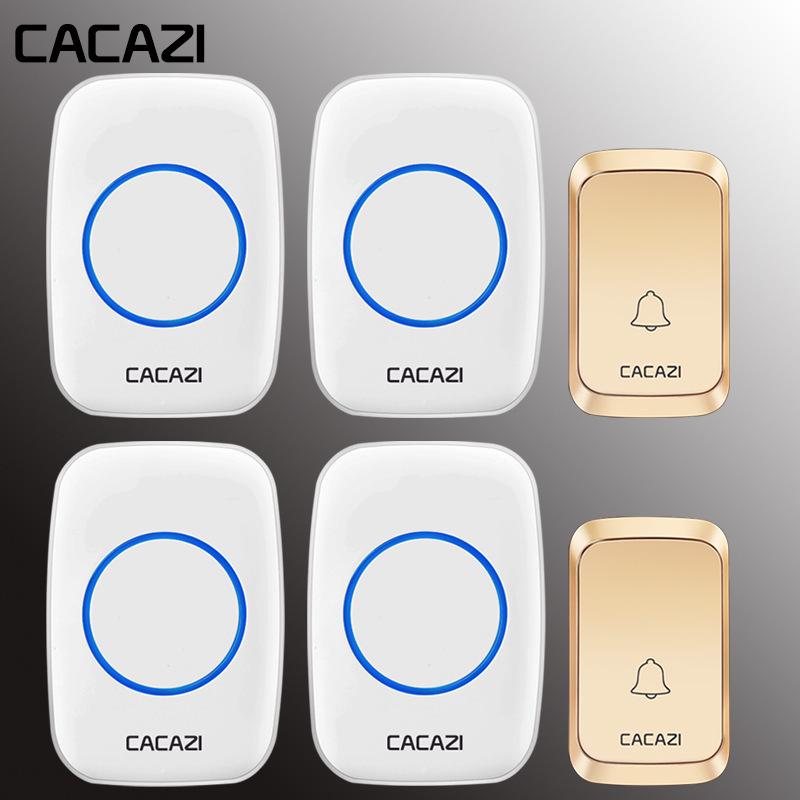 Wireless Waterproof Doorbell with Long Range, 58 Melodies, 4 Volume Levels, and Memory Function