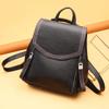 Backpack Fashion Backpack Women's New Soft Leather Bag Versatile Retro Genuine Leather Women's Bag