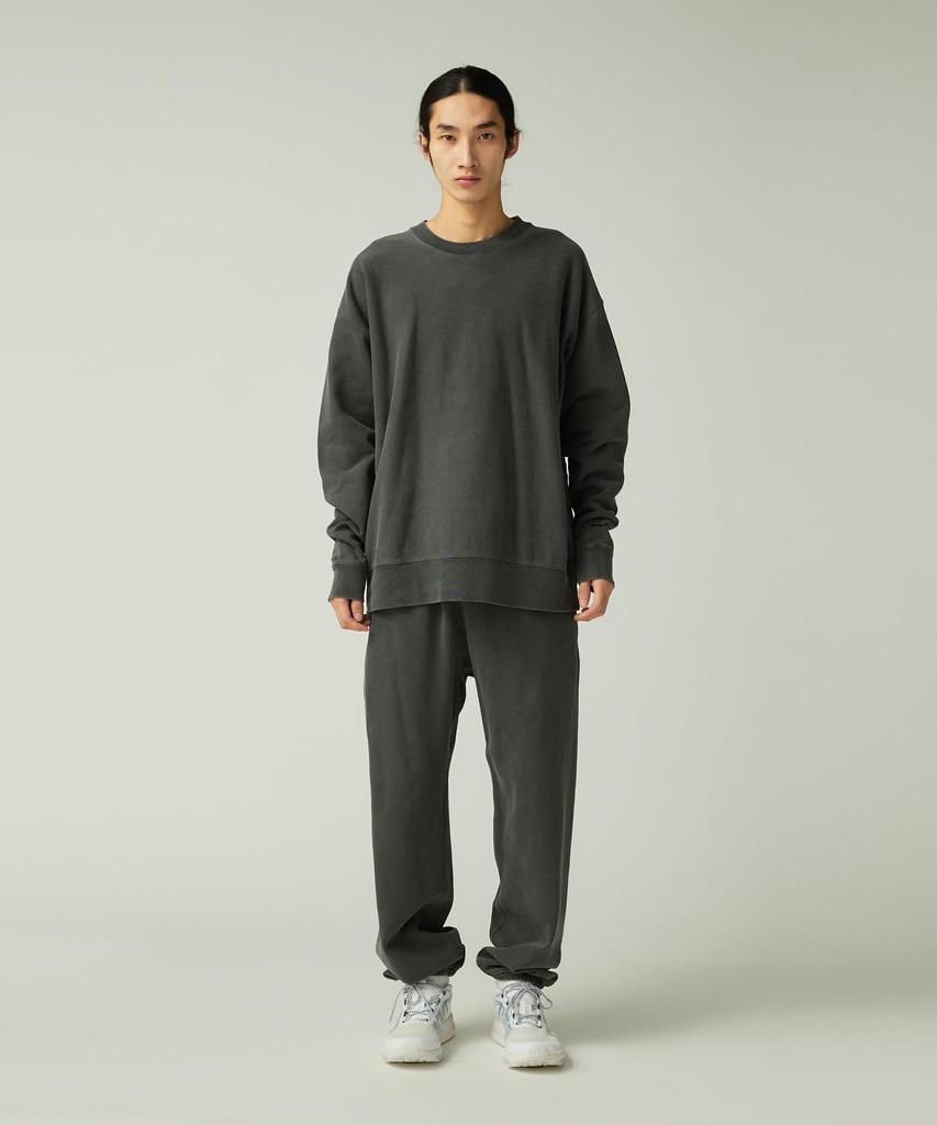 Snow Peak Garment Dyed Pullover Cut and Sew Long Sleeve and Size L SW-25AU012, T-Shirt, Men's Women's, Charcoal,