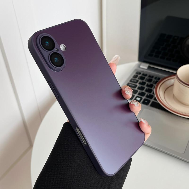 Подходит для чехла для мобильного телефона IPhone16ProMax Оригинальное матовое ощущение Apple 15 Полностью закрывающий AG Противоударный 14 Защитный чехол