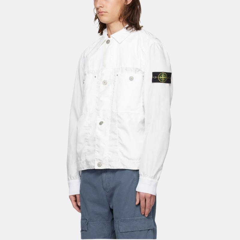 STONE ISLAND Легкая куртка с нашивкой-компас 801542932-V0001