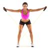 Single Resistance Band with Door Anchor Exercise Guide Portable Fitness Tool Muscle Toning Rehabilitation Flexibility and