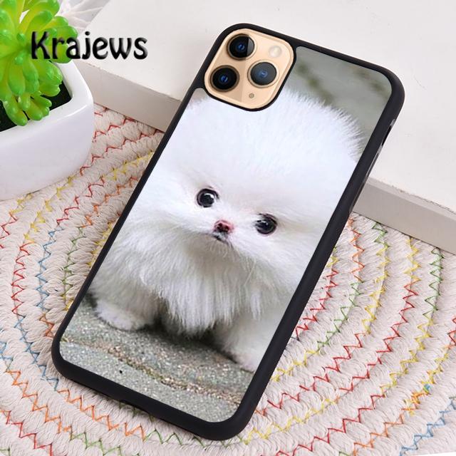 Krajews Pomeranian Dog Phone Case For iPhone 17 Air Max 16 Pro 15 14 plus 11 12 13 cover shell coque