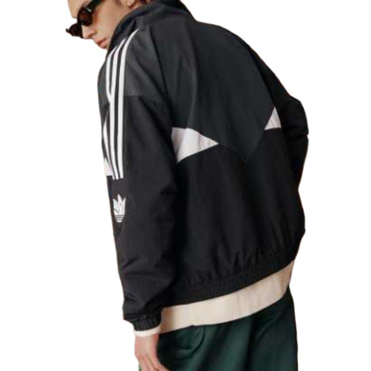 adidas Оригинальная куртка BLOCK JACKET Унисекс Угольно-черная KC3114