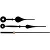Clock Hands - Pointed Tip - 10/13.5/14.3 Cm - 3 Pcs - Mixed