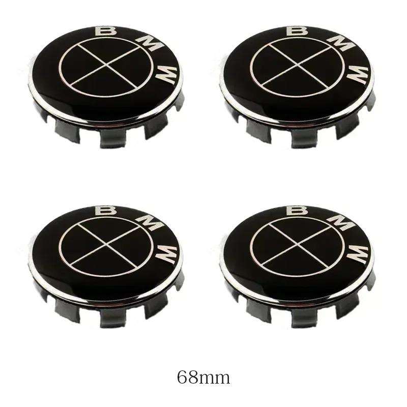 4pcs 56mm 68mm Car Wheel Center Hub Caps ABS Tire Cover Sticker For BMW M Emblem E46 E36 E34 F10 E90 F30 E60 F30 E53 E30 E92 E87 CUO1