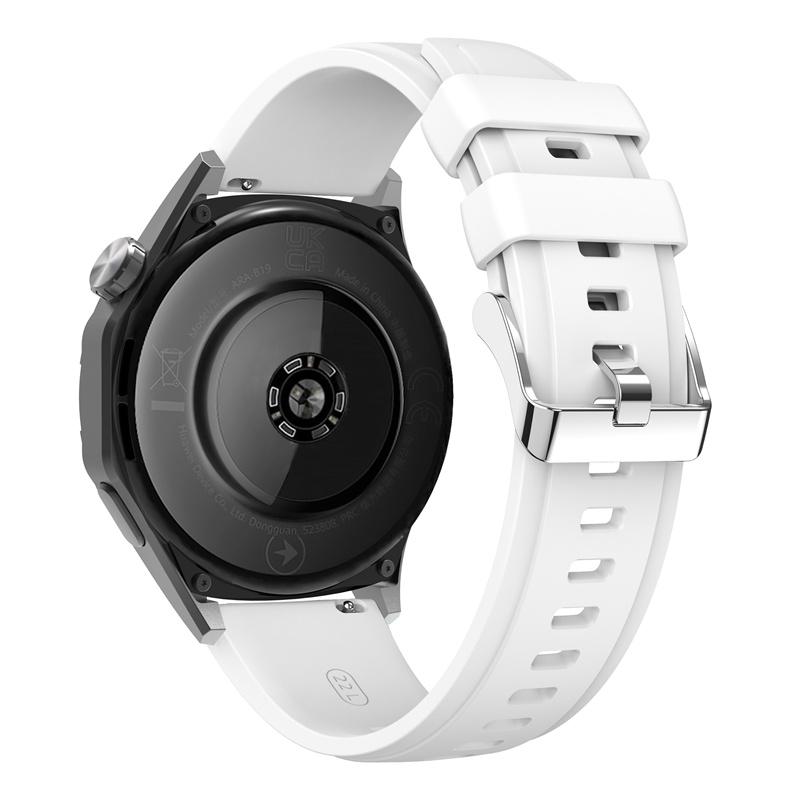 22 мм силиконовые ремешки для Huawei Watch GT5 46 ремешок для часов с пряжкой того же цвета ремешок для Huawei Watch GT5 Pro 46 мм