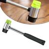 Green Rubber Hammer Iron PVC Sliver Steel Black 25MM