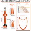 BUCKLOS Bicycle Tubeless Valve MTB Road Bike Presta Tire Valve Aluminum Alloy Mountain Gravel Cycling Valve Nipple Accessories
