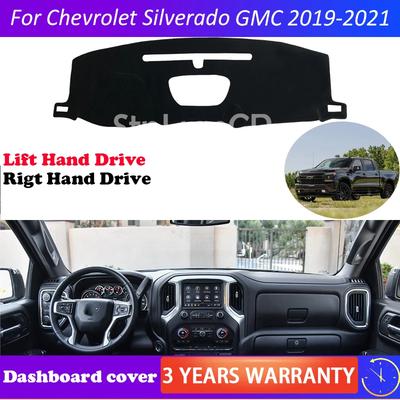 Для Chevrolet Silverado GMC Sierra HD 1500 2500 3500 2019-21 Противоскользящий Коврик Накладка на Панель Приборов Козырек от Солнца Dashmat Автоаксессуары