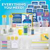 NATIONAL GEOGRAPHIC Amazing Chemistry Set Mega Chemistry Set с научным светящимся раствором и более совершенным образовательным подарком STEM для мальчиков и девочек