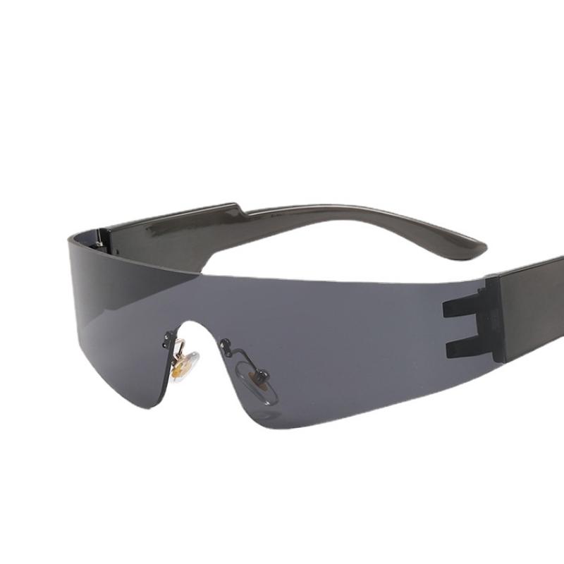 Новые Велосипедные Солнцезащитные Очки Очки для Занятий Спортом на Открытом Воздухе Очки с Защитой от Ветра Унисекс Очки Безободковые Спортивные Солнцезащитные Очки Uv400