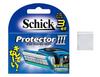 Schick Protector Три запасных лезвия 3-лезвийный (4 шт)