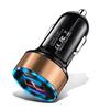 Usb Quick Charge Car Charger Voltage Display Splitter Lighter Socket Qc 3.0 Charger In Dual Car Adapter Accessories
