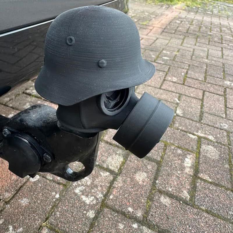 Dust Headgear Design Tow Hitch Cover Trailer Hitch Receiver Cover Plug Anti-Rust Hook Dust Plug Protector For Cars SUVs RVs