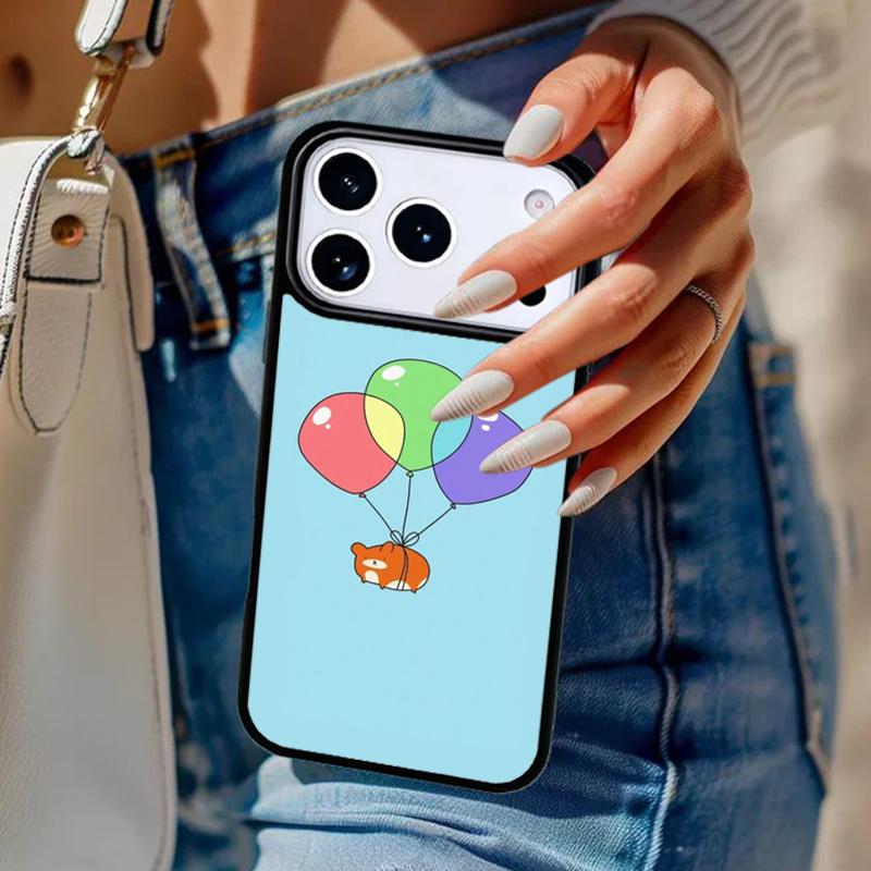 Чехол-коллаж с морской свинкой и хомяком для телефона iPhone 17 Air 14 15 13 12 Max Чехол для Apple 14 15 16 16e 11 Pro Max Plus