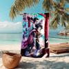 Japanese artist Koyoharu Gotouge's Demon Slayer beach towel, outdoor camping vacation swimming beach towel, outdoor absorbent bath towel blanket K1
