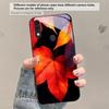 Цветы из мелких камней Для Redmi Note 14 Pro+ 13 Pro 8 9 9S 12S 10 Pro 11 12 13C 14C A3 12 13 K60 Ultra Черный Стеклянный Чехол для Телефона