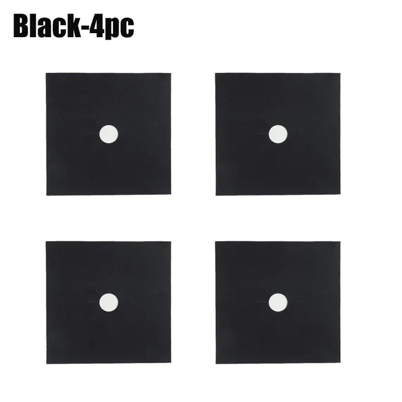 12 шт. Защитные чехлы для газовых плит, многоразовые кухонные чехлы для горелок, коврики, чистящие салфетки, подкладки, верхние защитные чехлы для газовых плит