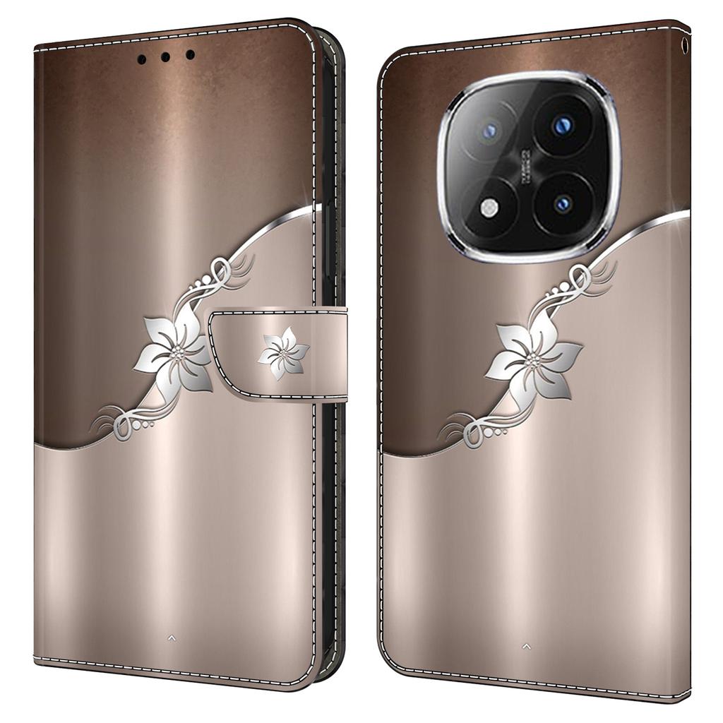 For Xiaomi Redmi Note 14 Pro+ 5G Case Magnetic Clasp 3D Pattern Leather Wallet Phone Cover