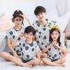 Family Look Pajamas Sets Summer Cotton Night Set Parent-child Sleepwear Family Matching Outfits Mommy and Me Clothes Pyjamas Set